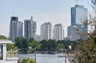 Wohnung kaufen in 1210 Wien, Frühstück auf der Terrasse, die Alte Donau vor der Tür: Provisionsfreie 1-Zimmer-Wohnung