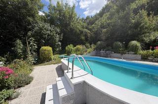 Gewerbeimmobilie kaufen in 4600 Thalheim bei Wels, Einzigartiges Gartengrundstück mit Fischteichanlage, Pool und natürlicher Wasserversorgung