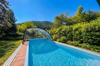 Einfamilienhaus kaufen in 2630 Ternitz, Entspannte Stunden auf der sonnigen Terrasse oder im beheizbaren Pool mit Blick auf den Gfieder!