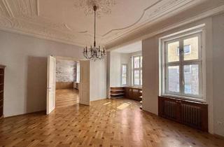 Wohnung kaufen in Bennogasse 24, 1080 Wien, Repräsentative Altbauwohnung mit Stuckdecken, Parkett und großzügiger Raumfolge