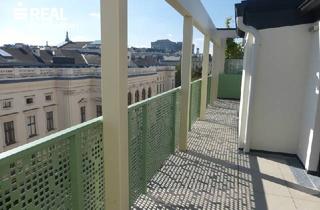 Penthouse mieten in 1090 Wien, Best-in-class penthouse, wonderful view on Palais Liechtenstein and Viennese Woods, 2 terraces with 50 m²