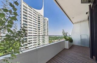 Wohnung mieten in Donau, 1220 Wien, Danubeflats – Exklusive 2-Zimmer-Wohnung im höchsten Wohnhochhaus Österreichs mit zwei Balkonen, Spa und Blick auf die Neue Donau