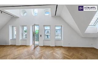 Wohnung kaufen in Strohberggasse, 1120 Wien, Lichtdurchflutete 3-Zimmer-Dachgeschosswohnung mit zwei Balkonen & ca. 54 m² Dachterrasse nahe Schönbrunn