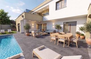 Villen zu kaufen in 4070 Fraham, Neuer Preis! Massivbau-Villa (BJ 2026) mit 50er-Ziegel, Pool, Designküche, PV-Anlage, Garage & mehr