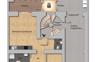 Wohnung kaufen in 6020 Innsbruck, 77 m² Albau Trifft Neubau Kernsaniertes 3-Zimmer im Erdgeschoss mit Veranda in Innsbruck-Wilten