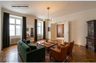 Wohnung kaufen in 1010 Wien, ++NEU++ Juwel im Herzen der Innenstadt: sanierungsbedürftige 4 Zimmer-Altbauwohnung mit Terrasse