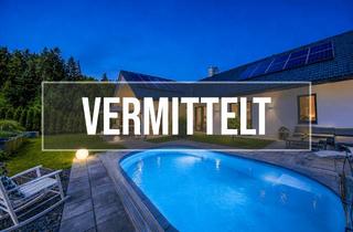 Haus kaufen in 8144 Tobelbad, ! VERMITTELT! *** TOBELBAD * ABSOLUTE GRÜNRUHELAGE AM WALDRAND - GEPFLEGTER BUNGALOW MIT POOL ***