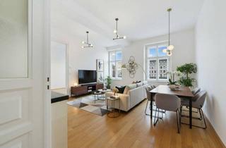Wohnung kaufen in Rechte Wienzeile, 1040 Wien, Historische Architektur trifft auf einen der außergewöhnlichsten Ausblicke der Stadt - Wiener Altbau in Bestlage.
