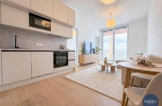 Wohnung mieten in 1020 Wien, PROVISIONSFREI - NEUBAU Top 123 | Wohnen mit Stil und Natur vor der Tür samt Balkon | hochwertige Tischlerküche | Rooftop-Pool | Sauna | GYM | Concierge-Service | uvm.