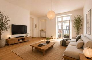 Wohnung kaufen in Am Tabor, 1020 Wien, Absolute Altbau-Rarität | Erstbezug mit großem Balkon