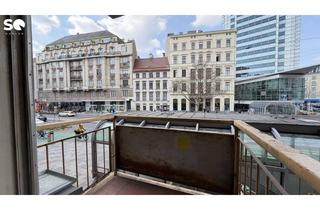 Wohnung kaufen in Nestroyplatz, 1020 Wien, # SQ - ADAPTIERUNGSBEDÜRFTIGE 1 ZIMMER NEUBAUWOHNUNG MIT BALKON - NESTROYPLATZ - DIREKT BEI DER U-BAHN STATION