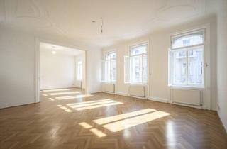 Büro zu mieten in Arenbergpark / Diplomatenviertel, 1030 Wien, Unbefristet im Diplomatenviertel! Repräsentatives 5-Zimmer-Stilaltbau-Büro mit Zwei Kleinen Balkonen Beim Arenbergpark