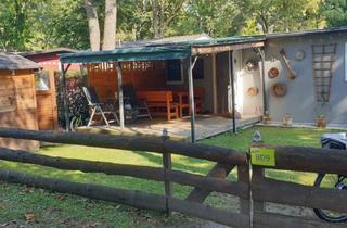 Garagen kaufen in 3430 Tulln an der Donau, Dauercamping Parzelle in Tulln an der Donau. Bezahlt Für 2026! Dach Gartenhütte Neu!