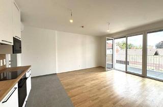 Wohnung mieten in 2700 Wiener Neustadt, SCHULGARTENGASSE | Erstbezug mit KLIMAANLAGE - Moderne 1 Zimmer Wohnung | Loggia | Einbauküche | Elektr. Beschattung | Optional: Tiefgaragenstellplatz