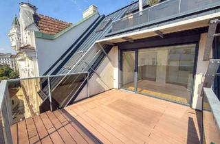 Wohnung mieten in 1050 Wien, Schöne 2-Zimmer-DG-Wohnung mit Terrasse und Klimaanlage