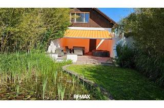 Einfamilienhaus kaufen in 2231 Strasshof an der Nordbahn, NEUER PREIS! Wohnhaus mit Schwimmteich - 2 Wohneinheiten und Geschäft möglich