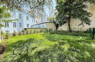 Wohnung kaufen in Schöffelgasse, 1180 Wien, ERSTBEZUG in Währing: 3-Zimmer-Gartenwohnung mit 103 m² Eigengarten & Balkon