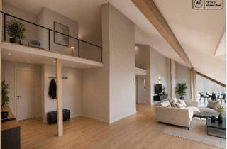 Penthouse kaufen in Schloßberg, 8010 Graz, Stilvolles Penthouse-Loft mit Galerie, 2 Dachterrassen & Schlossbergblick – Augartenpark & TU in wenigen Gehminuten erreichbar! Förderung!