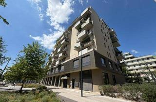 Wohnung kaufen in 1220 Wien, Seestadt Seeparq Seenähe Wohn - Büro Office Praxis Atelier Schauraum mit Terrasse und Schwimmbiotop