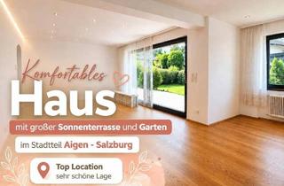 Haus mieten in Stadtteil Aigen Salzburg - Nähe Graf Revertera Allee Und Schloß Aigen 27, 5026 Salzburg, Provisionsfrei - Schönes Haus in 5026 Salzburg - Stadtteil Aigen - großer Garten, Garage, Parkplatz, Sauna
