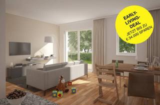 Wohnung kaufen in 1110 Wien, Kaufpreis angepasst - 3-Zimmer Gartenwohnung mit sonniger Terrasse – wohnen im Grünen