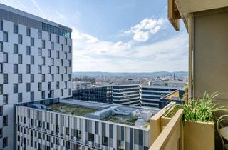 Wohnung kaufen in 1100 Wien, 12. Stock | 12 m² Loggia | Traumhafter Weitblick | Nähe Belvedere & Hauptbahnhof