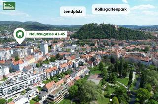 Wohnung mieten in Neubaugasse 43, 8020 Graz, Zentral & modern - Geräumige 3-Zimmer-Wohnung mit großflächiger Freifläche!
