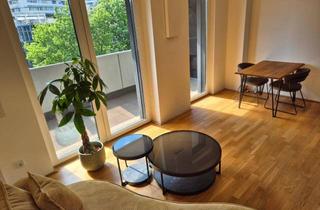 Wohnung mieten in Wildbergstraße 18, 4040 Linz, Möblierte Wohnung im Bruckner Tower mit sonnigem Balkon - Fußbodenkühlung & Wohnraumlüftung