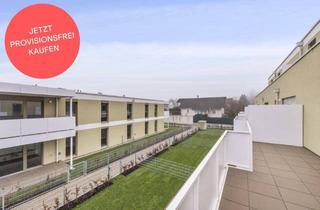 Wohnung kaufen in Färberstraße, 2540 Bad Vöslau, PROVISIONSFREI! 3-Zimmer-Wohnung mit Rundum-Dachterrasse | Zugang von jedem Raum | Großzügig geschnitten