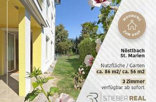 Wohnung kaufen in Sailerbachstraße, 4502 Sankt Marien, GARTENGLÜCK! 3-Zimmer-Zuhause zwischen Grün und Linz