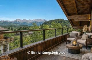 Wohnung kaufen in 6370 Kitzbühel, Dachgeschosswohnung an der Skipiste mit Kaiserblick