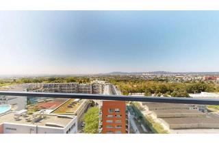 Wohnung kaufen in 1100 Wien, Panorama über Wien | Großzügiges Wohnen mit Loggia, Pool & Wellness im 15. Stock