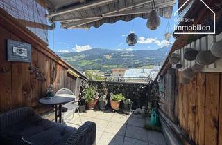 Wohnung kaufen in 6068 Mils, MILS - Charmante 3-Zimmer-Dachgeschosswohnung mit Panoramablick, Balkon & Tiefgaragenplatz