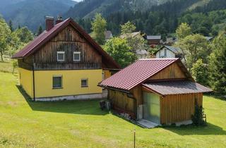 Haus kaufen in 8795 Radmer an der Hasel, Ländliche Idylle mit Herrlichem Bergpanorama - Wohnhaus mit Garage, Nebengebäuden und Viel Grund