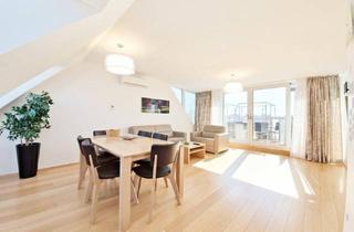 Wohnung kaufen in Kunzgasse, 1200 Wien, ++ NEU ++ 50 m zum Augarten! Einzigartige 3-Zimmer-Dachgeschosswohnung mit 2 Sonnenterrassen, Weitblick & Ruhelage