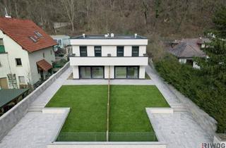 Doppelhaushälfte kaufen in 3400 Klosterneuburg, Neubau-Doppelhaus mit großem Garten und eigenem Waldstück | 4 Zimmer | Südseitiger Garten/Terrasse | Vollunterkellert | Luftwärmepumpe | 2 Einheiten verfügbar
