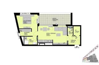 Wohnung kaufen in Linzer Straße, 1140 Wien, Erstbezug – Stilvolle 2-Zimmer-Erdgeschosswohnung mit Loggia in 1140 Wien