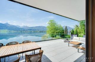 Wohnung kaufen in 5360 Aschau, WOLFGANGSEE | 1. REIHE - Neubau mit Seezugang, Steg & Panoramaterrasse