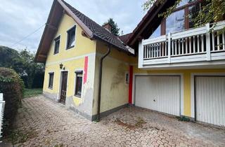 Einfamilienhaus kaufen in M. Pernhart Weg 34, 9121 Tainach, Nähe Klopeiner See: Sanierungsbedürftiges Einfamilienhaus mit Roh-, Zubau, Doppelgarage und uneinsehbarem Garten