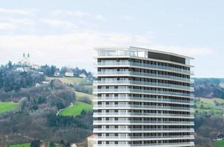 Penthouse kaufen in 4040 Linz, Vermietetes Penthouse Über den Dächern von Linz - Bruckner Tower, 28. Stock