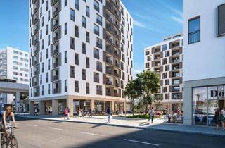 Wohnung mieten in 1020 Wien, Moderne 1-Zimmer-Wohnung mit Balkon + Gym + Sauna -direkt bei U2-Donaumarina in 1020 Wien zu mieten