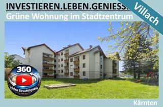 Wohnung kaufen in 9500 Villach-Innere Stadt, GRÜNE WOHNUNG IM STADTZENTRUM VON VILLACH
