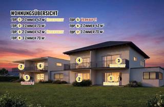 Wohnung kaufen in Hubertstraße, 9020 Klagenfurt, NEUBAU Kleinwohnanlage mit 2 Häusern und 7 Wohnungen in Waidmannsdorf - Schubertstraße / ERSTBEZUG