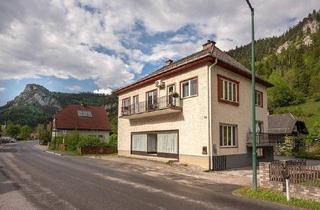 Einfamilienhaus kaufen in Markt, 2662 Schwarzau im Gebirge, Einfamilienhaus mit Holzhaus in malerischer Umgebung