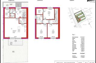 Reihenhaus kaufen in 3701 Großweikersdorf, NEUBAU IN GROSSWEIKERSDORF | 16 Reihenhäuser ab € 390.000 | rund 110 m² Wohnnutzfläche + ca. 9 m² Terrasse + Eigengarten