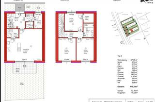 Reihenhaus kaufen in 3701 Großweikersdorf, NEUBAU IN GROSSWEIKERSDORF | 16 Reihenhäuser ab € 390.000 | rund 110 m² Wohnnutzfläche + ca. 9 m² Terrasse + Eigengarten