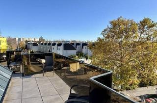 Penthouse mieten in 1220 Wien, Luxury Living! Penthouse mit knapp 30qm Dachterrasse! Skyline und Kahlenberg Blick! Garage! Nähe U2!