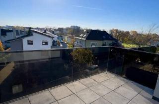 Penthouse mieten in 1220 Wien, Luxury Living! Penthouse mit knapp 30qm Dachterrasse! Skyline & Kahlenberg Blick! Garage! Nähe U2!
