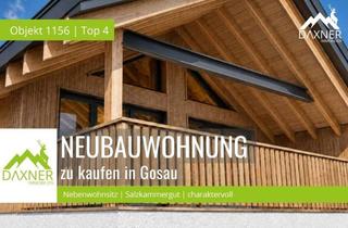 Wohnung kaufen in 4824 Gosau, GOSAU LIVING – Alpines Wohngefühl mit beeindruckender Raumhöhe