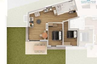 Wohnung kaufen in 6060 Hall in Tirol, Großzügige 3-Zimmer-Neubauwohnung mit ca. 55 m² Privatgarten